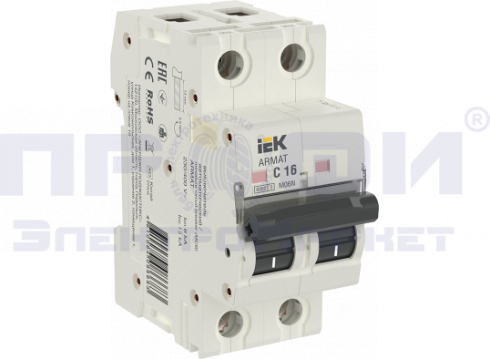 ARMAT Авт. выкл. M06N 2P C 16А IEK