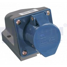 Розетка 123 стацион. 2Р+РЕ 32А 220В IP44 (3S-123)