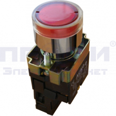 Кнопка с лампочкой XB2-BW3461 красная (380в) Энергия Е0901-0037