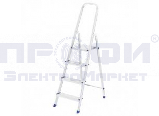 Стремянка, 4 ступени, алюминиевая СИБРТЕХ Pоссия (97714)