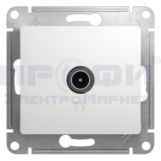 GLOSSA механизм розетки ТВ белый GSL000191