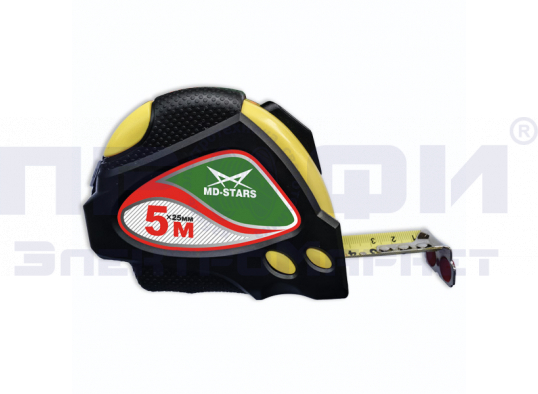 Рулетка (32G) 7,5м х 25мм "MD-STARS"