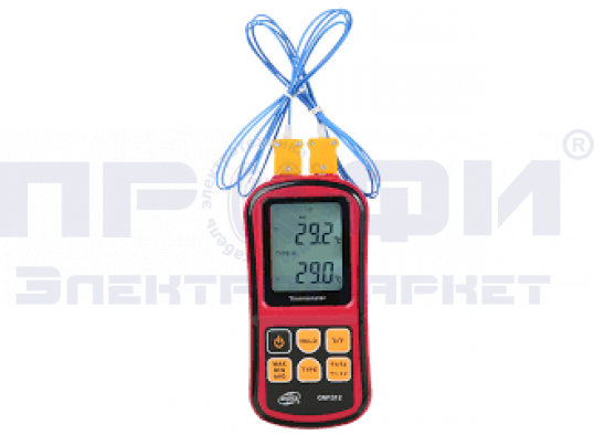 GM1312 Профессиональный термометр два канала