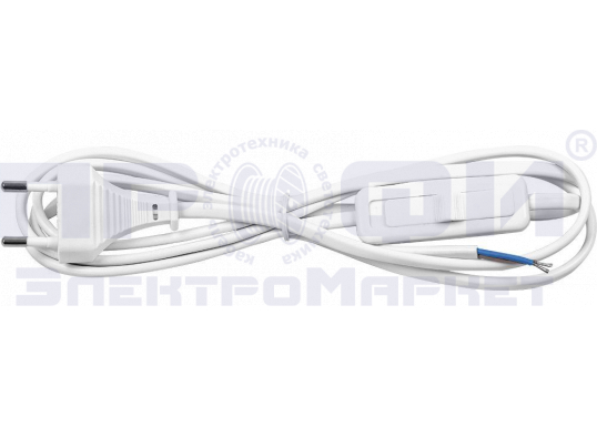 Сетевой шнур с выключателем 1,9м черный Feron KF-HK-1  23049